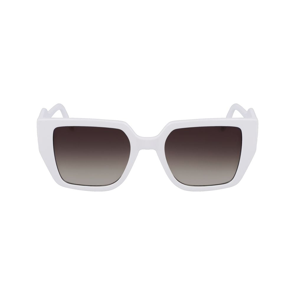 Karl Lagerfeld White Injected Sunglasses