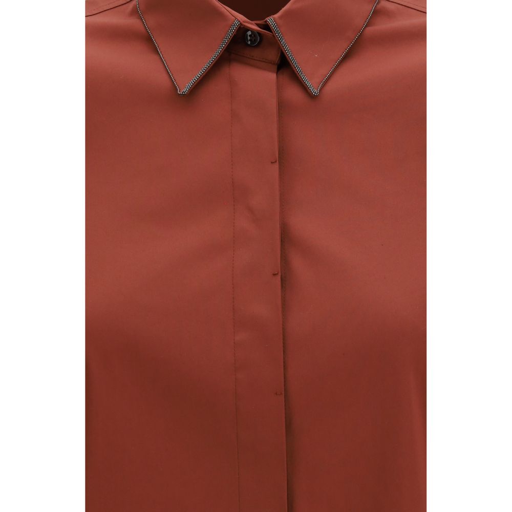 Brunello Cucinelli Multicolor Cotton Dress Shirt