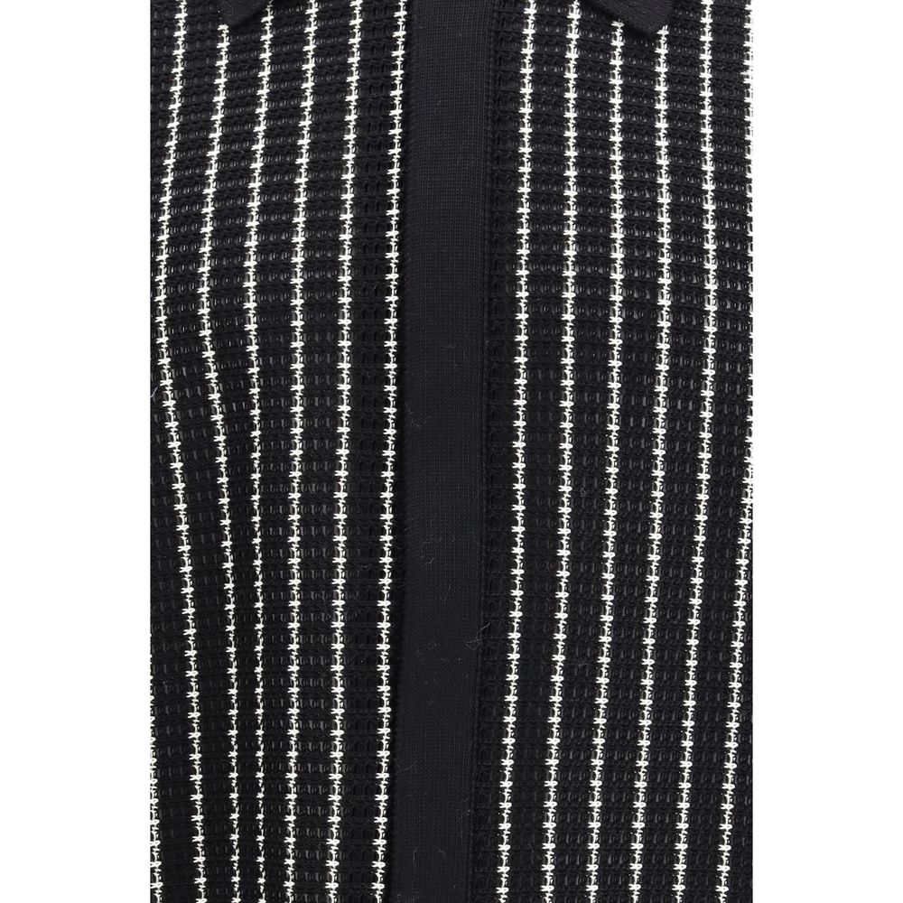 Jil Sander Black Cotton Cardigan