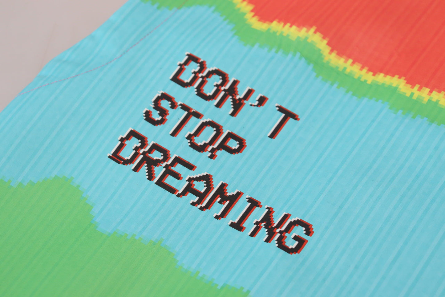 Dolce & Gabbana Mehrfarbiges Baumwoll-T-Shirt mit TV-Print