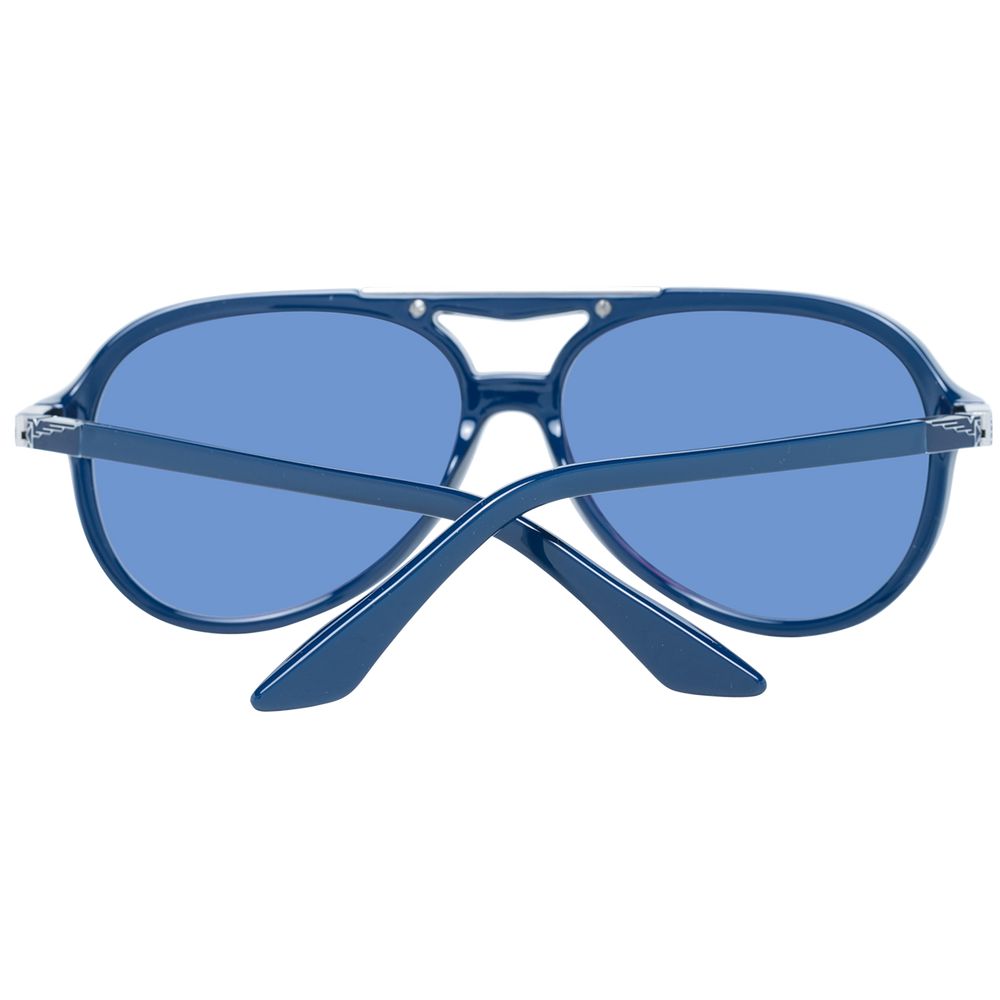 Longines Black Plastic Sunglasses