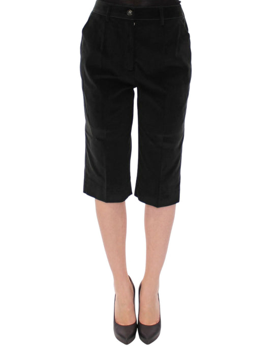 Dolce & Gabbana Schwarze Shorts aus Baumwolle