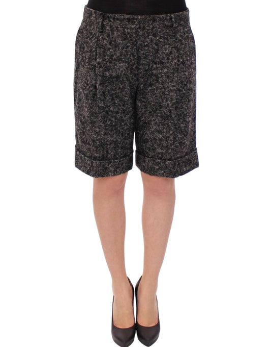 Dolce & Gabbana Graue Wollshorts