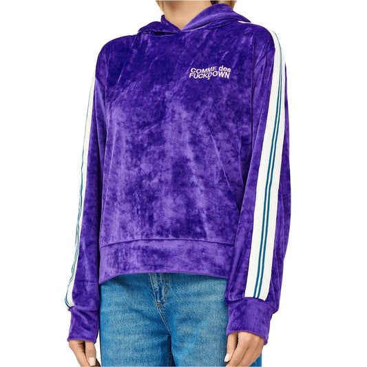 Comme Des Fuckdown Lila Polyester Damen Pullover