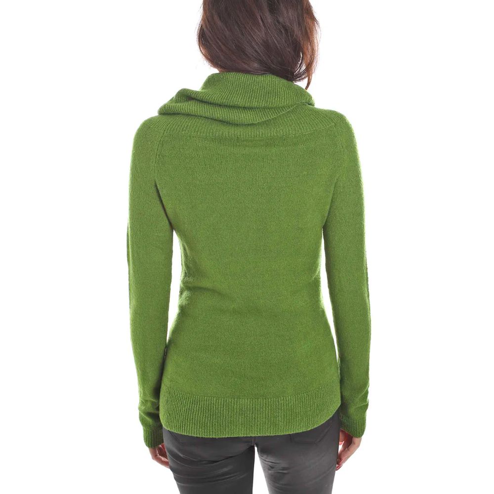 Yes Zee – Grüner Viskosepullover