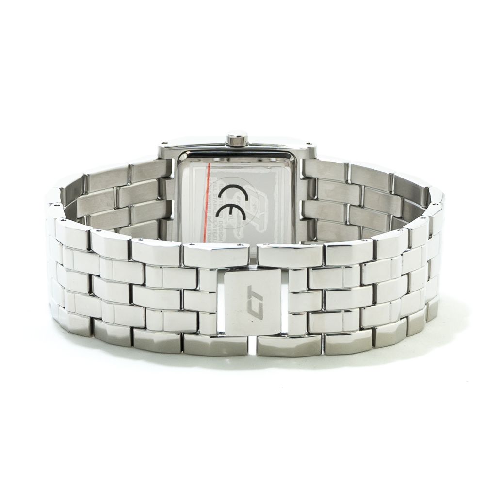 Chronotech Silver Stainless Steel Bracelet Watch