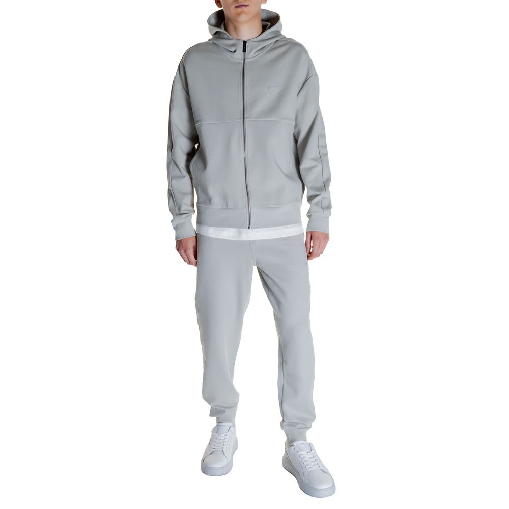 Calvin Klein – Grauer Kapuzenpullover aus Baumwolle