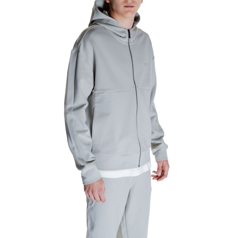 Calvin Klein – Grauer Kapuzenpullover aus Baumwolle