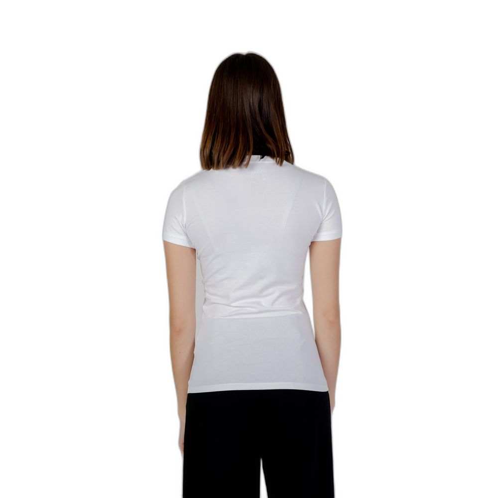 Guess – Weißes Baumwoll-T-Shirt