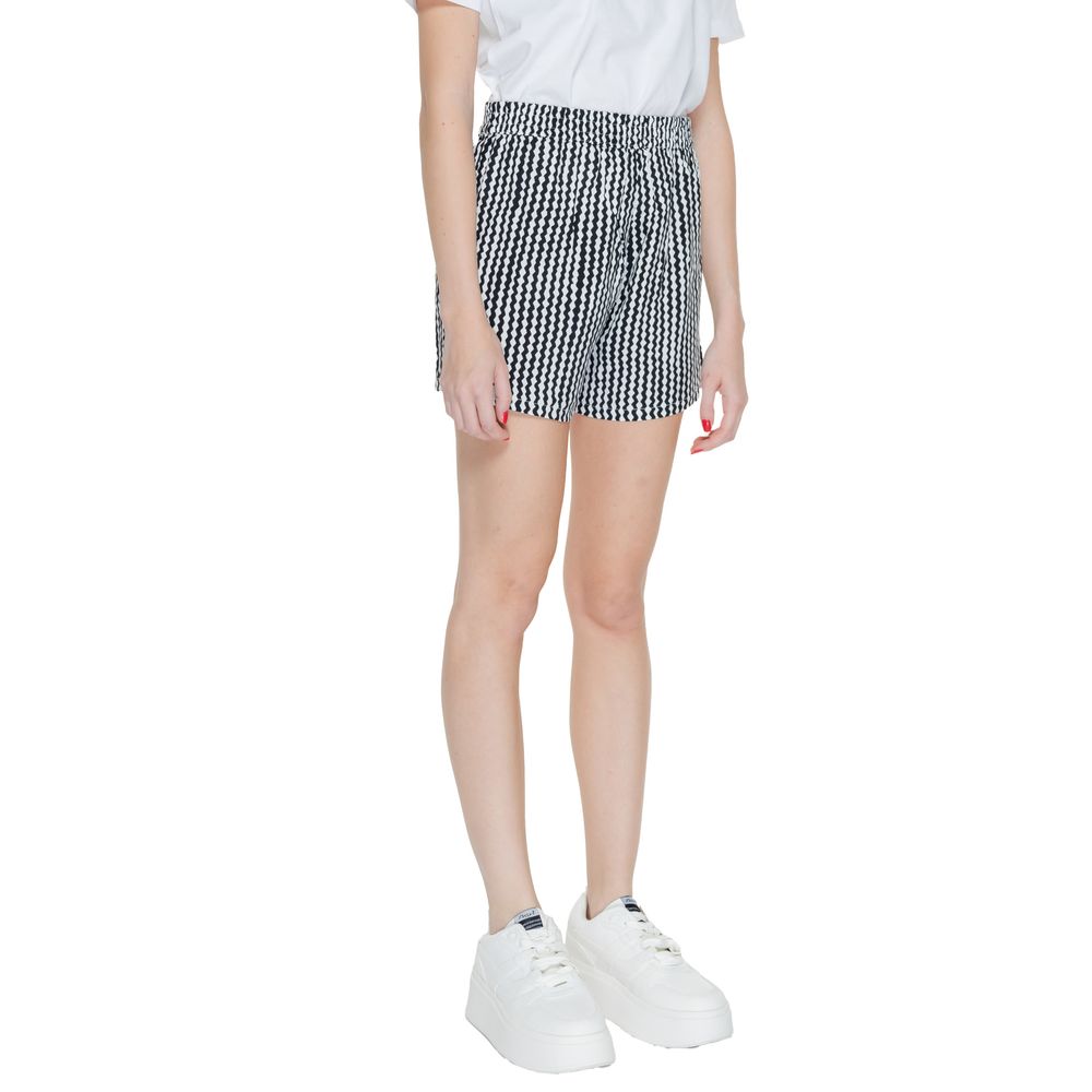 Only – Schwarze Viskose-Shorts
