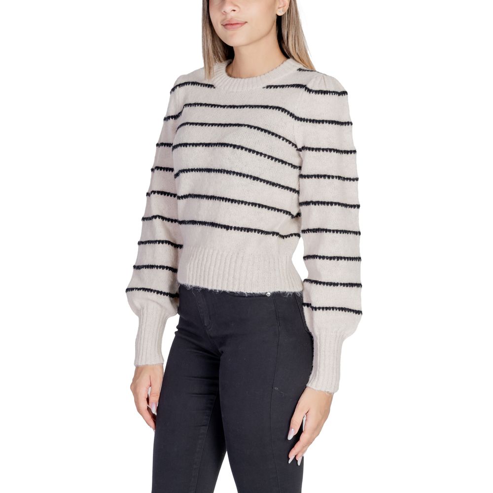 Jacqueline De Yong Grauer Polyesterpullover