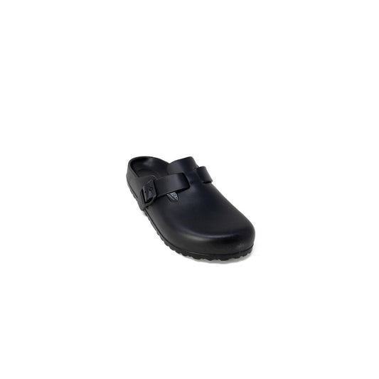 Birkenstock – Schwarze Plastik-Slipper