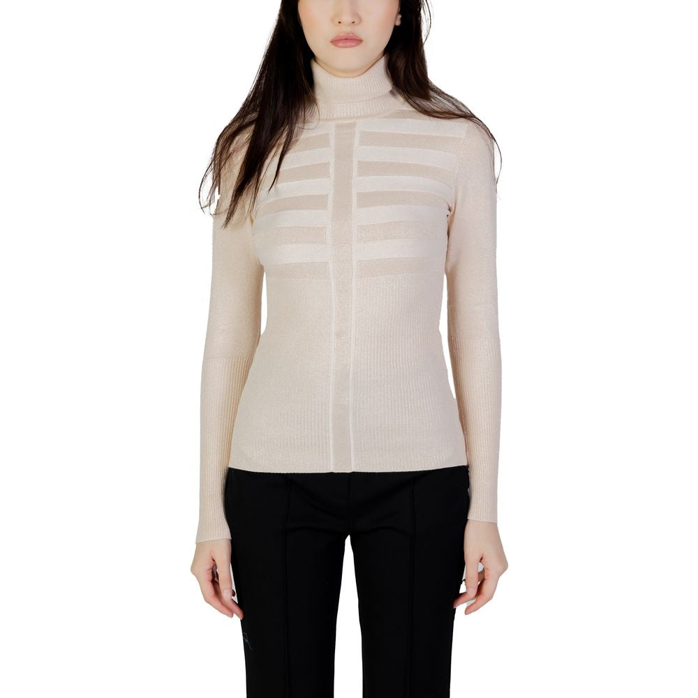 Morgan De Toi – Rollkragenpullover aus Viskose in Rosa