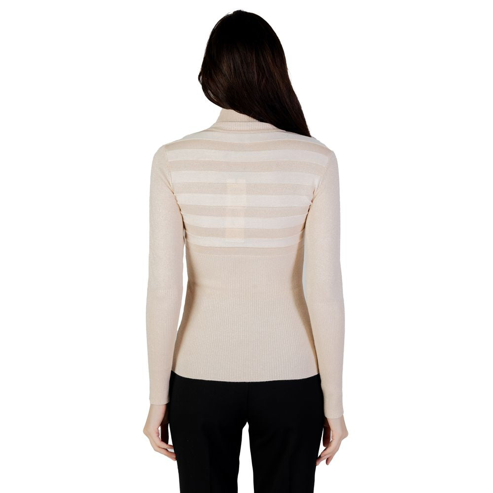 Morgan De Toi – Rollkragenpullover aus Viskose in Rosa