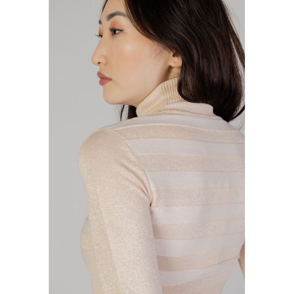 Morgan De Toi – Rollkragenpullover aus Viskose in Rosa