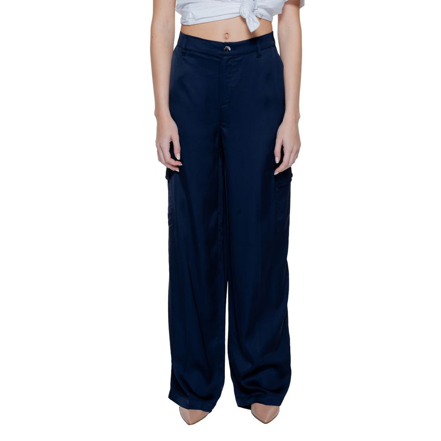 Street One Blue Viscose Pant