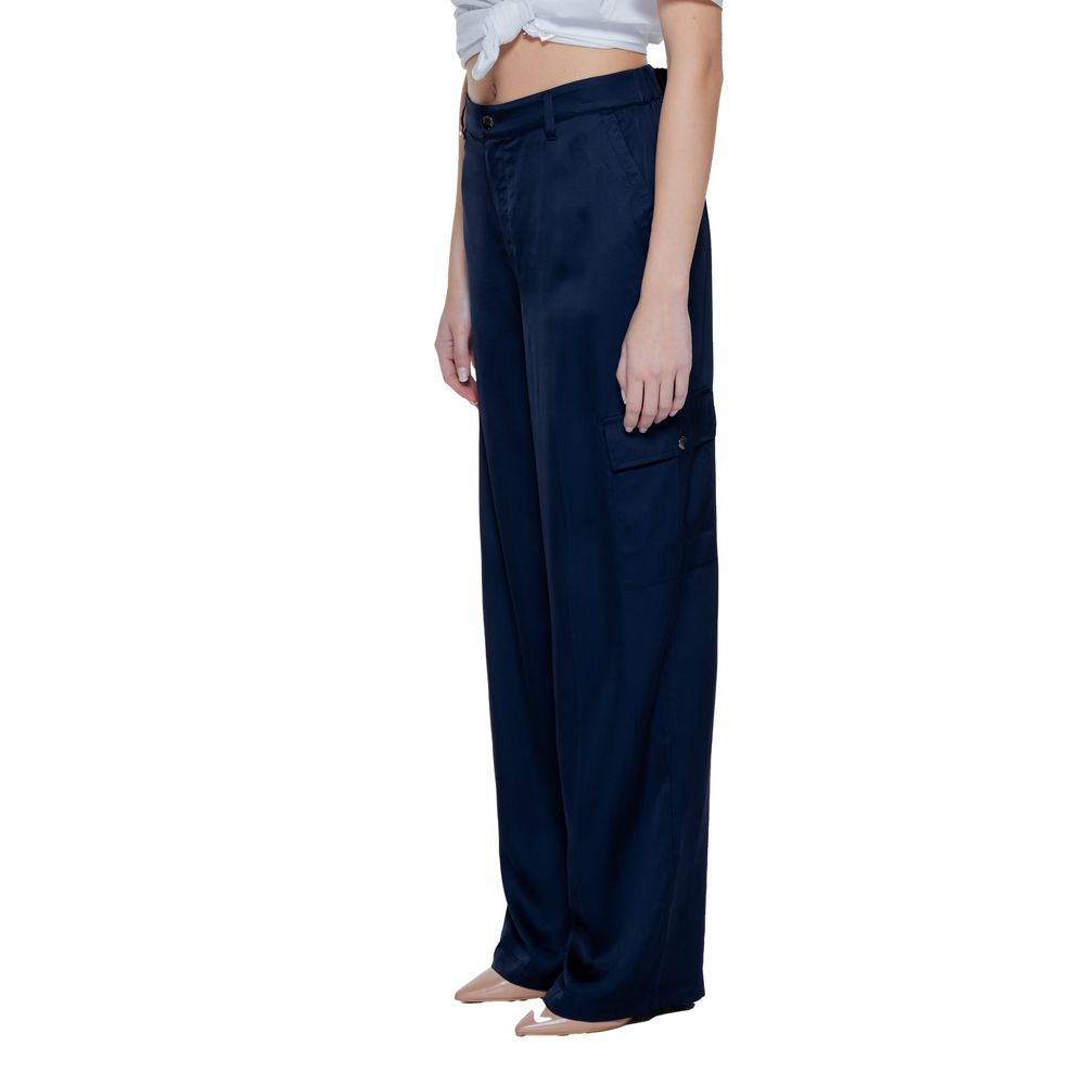 Street One Blue Viscose Pant