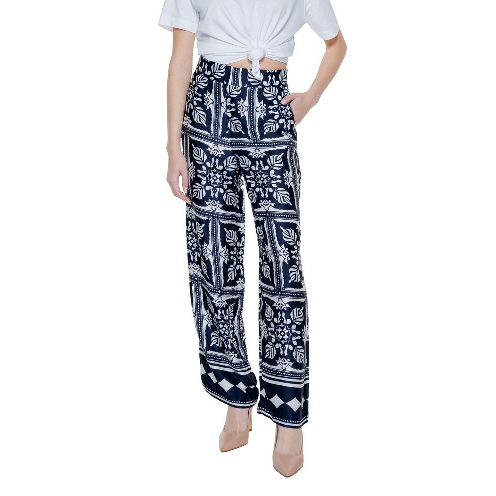 Street One Blue Viscose Pant