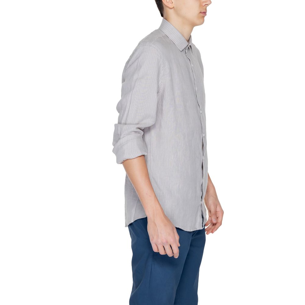 Calvin Klein – Beiges Leinenhemd