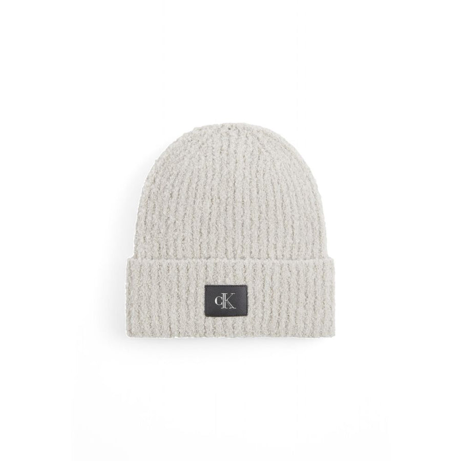 Calvin Klein Jeans Gray Marabou Cap (Baseball Hat)