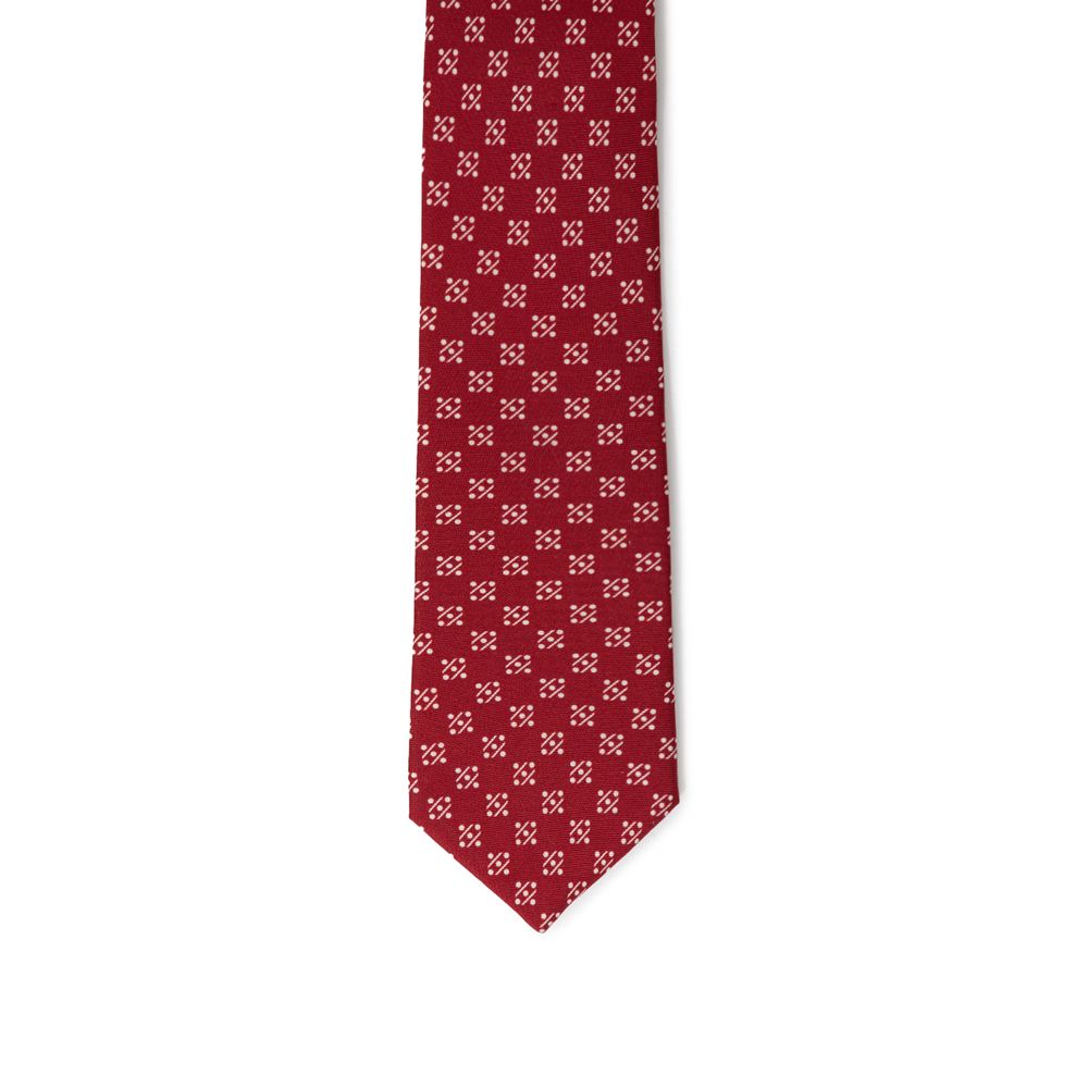 Giorgio Armani Red Silk Ty