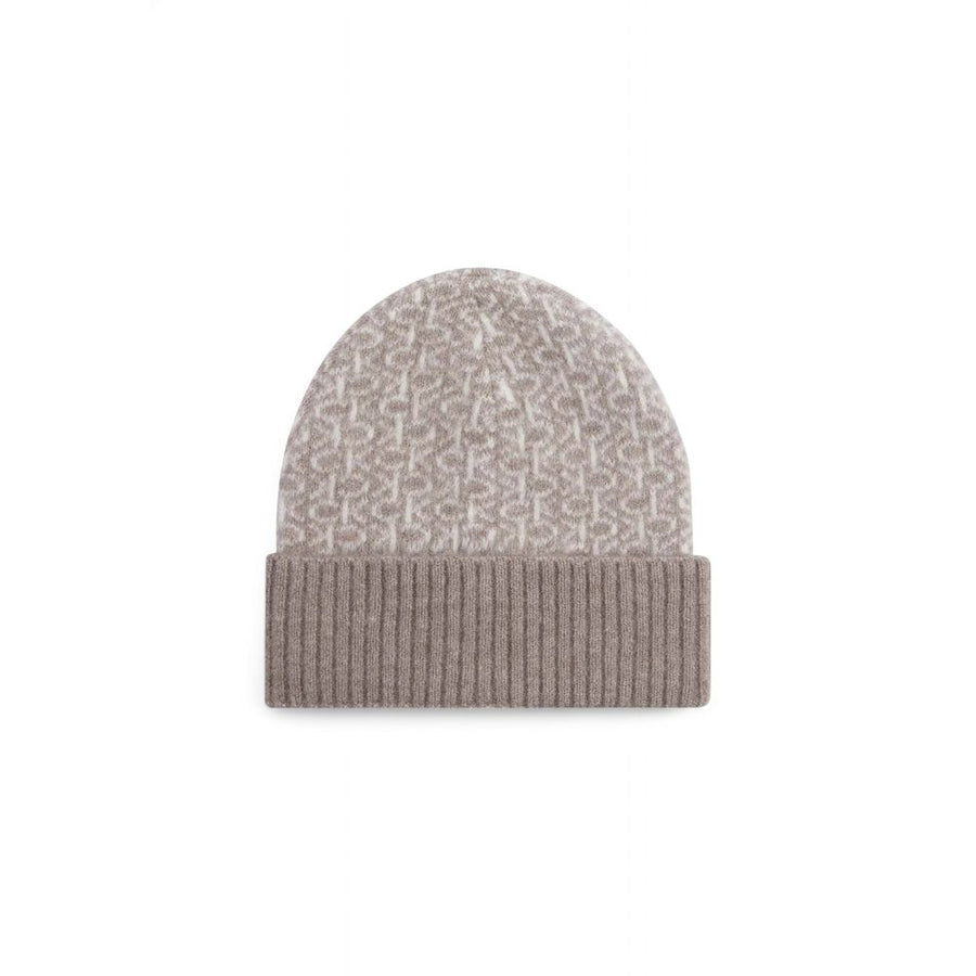 Calvin Klein Beige Alpaca Leather Cap (Baseball Hat)