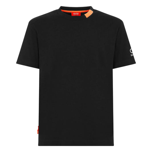 Suns Black Cotton Men T-Shirt