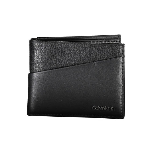 Calvin Klein Herren-Geldbörse aus Polyester, Schwarz