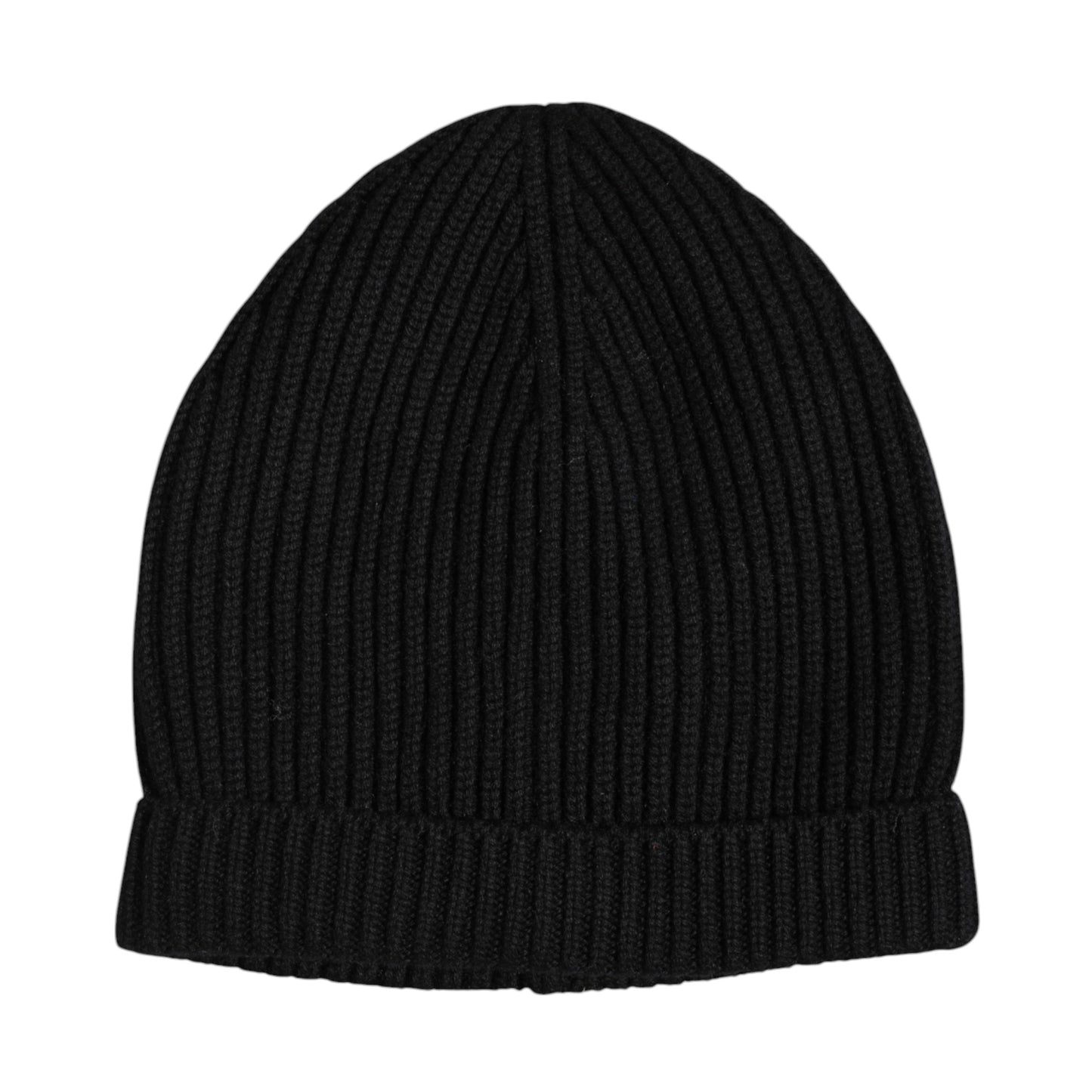 Dolce & Gabbana Black Cashmere Knitted Winter Beanie Hat