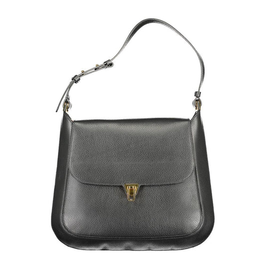 Coccinelle Damenhandtasche aus schwarzem Leder
