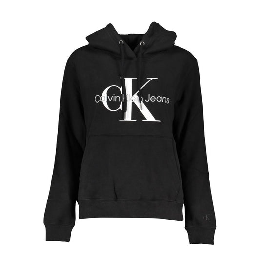 Calvin Klein Damenpullover aus schwarzer Baumwolle
