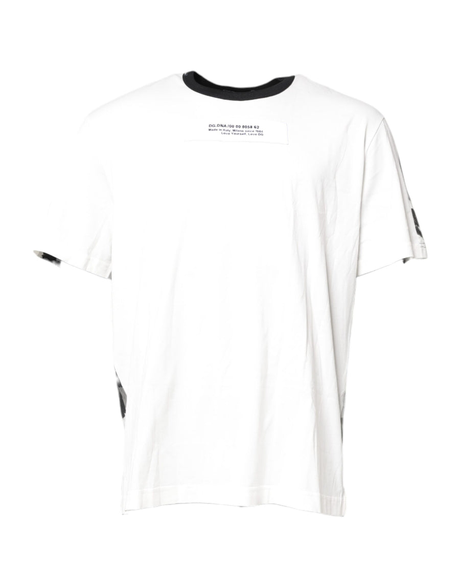 Dolce & Gabbana Multicolor Camouflage Crew Neck T-shirt
