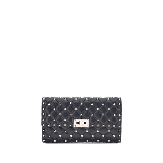 Valentino Garavani Black Lamb Ovis Aries Aries Shoulder Bag