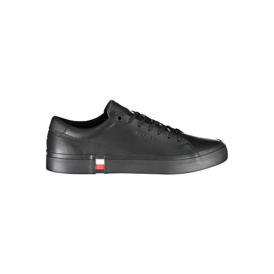 Tommy Hilfiger – Schwarze Polyester-Sneaker