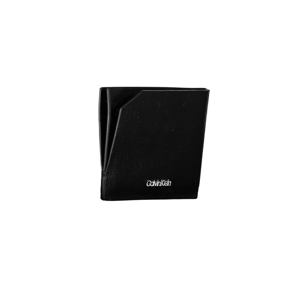 Calvin Klein Schwarze Lederbrieftasche