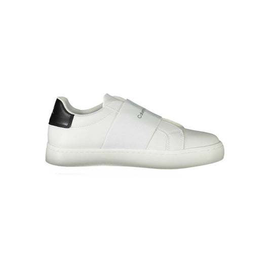 Calvin Klein – Weißer Polyester-Sneaker
