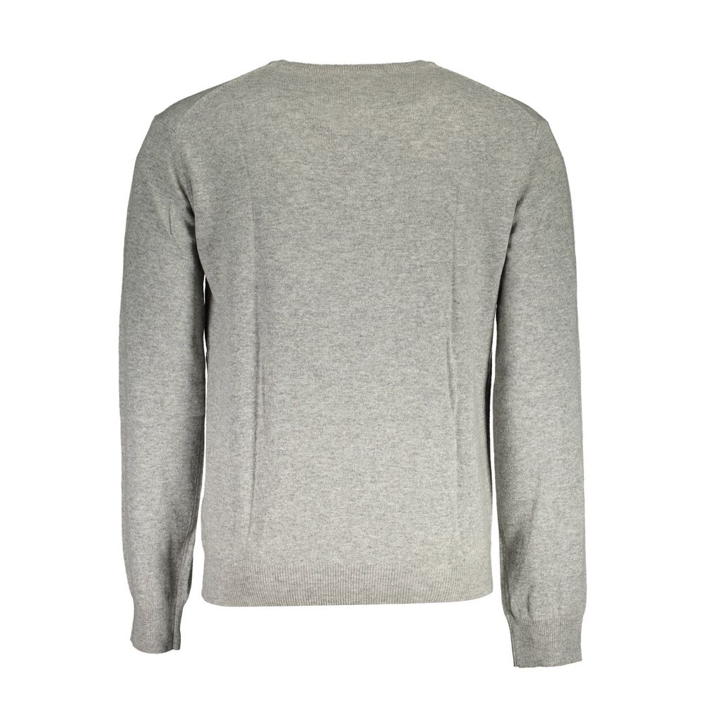 La Martina Grauer Wollpullover