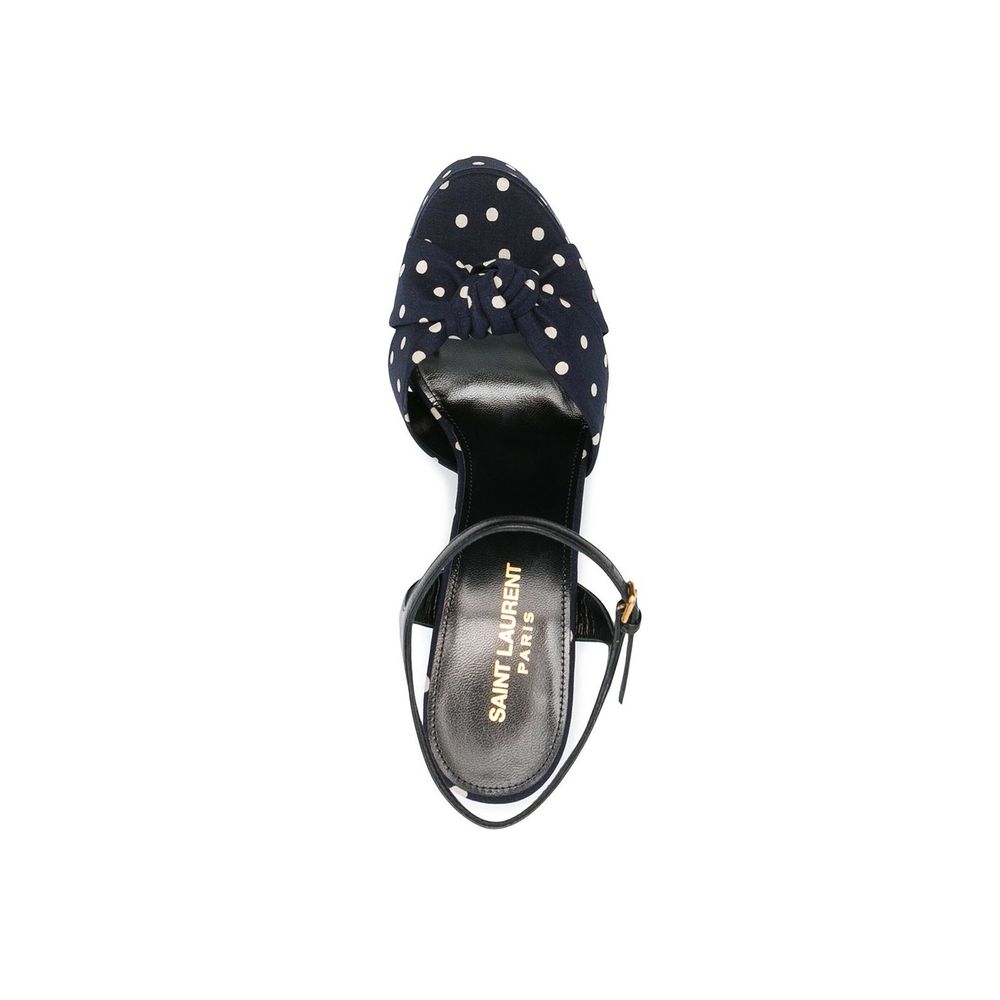 Saint Laurent Bianca Sandalen mit Tupfen