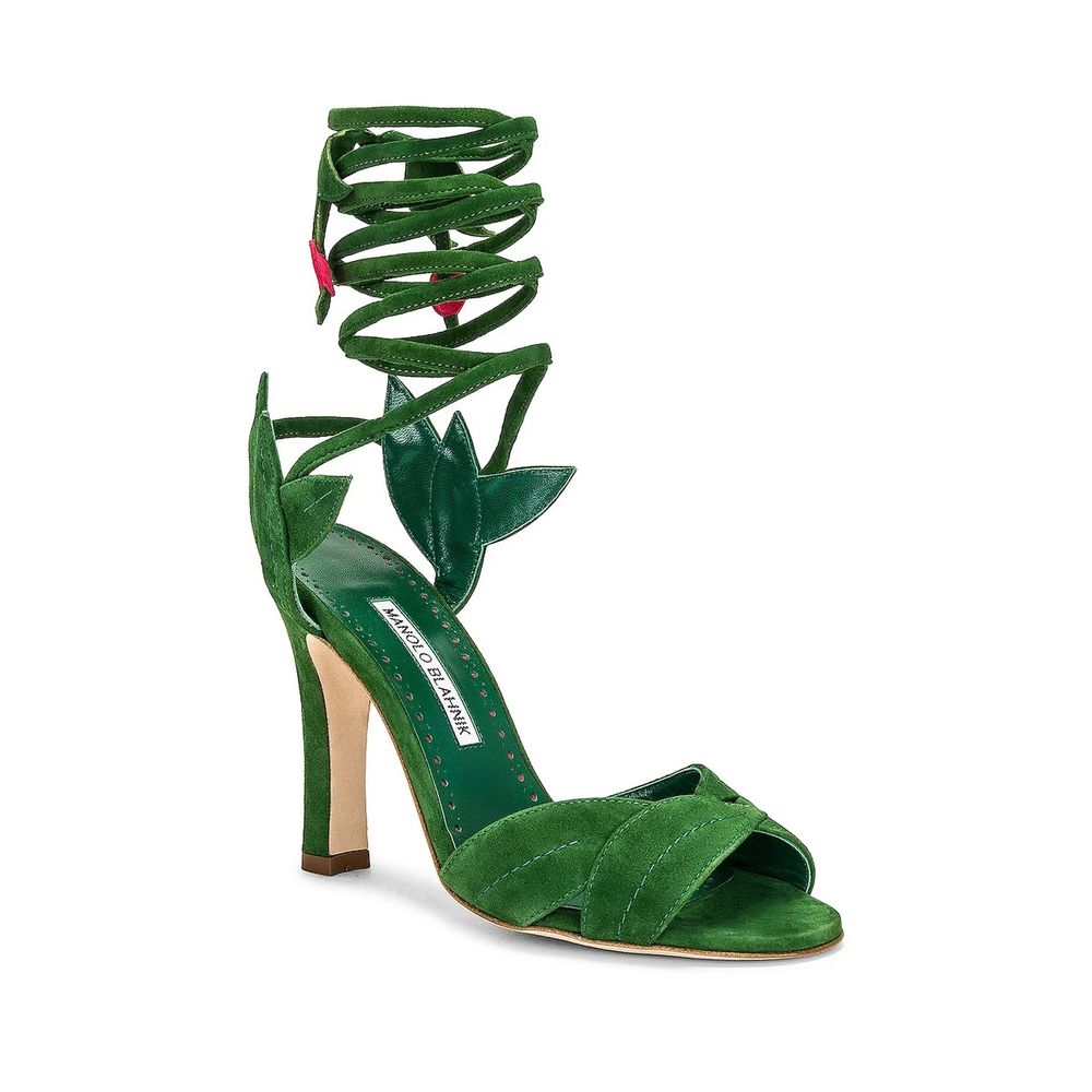 Manolo Blahnik Ossie 105 Wickelsandalen