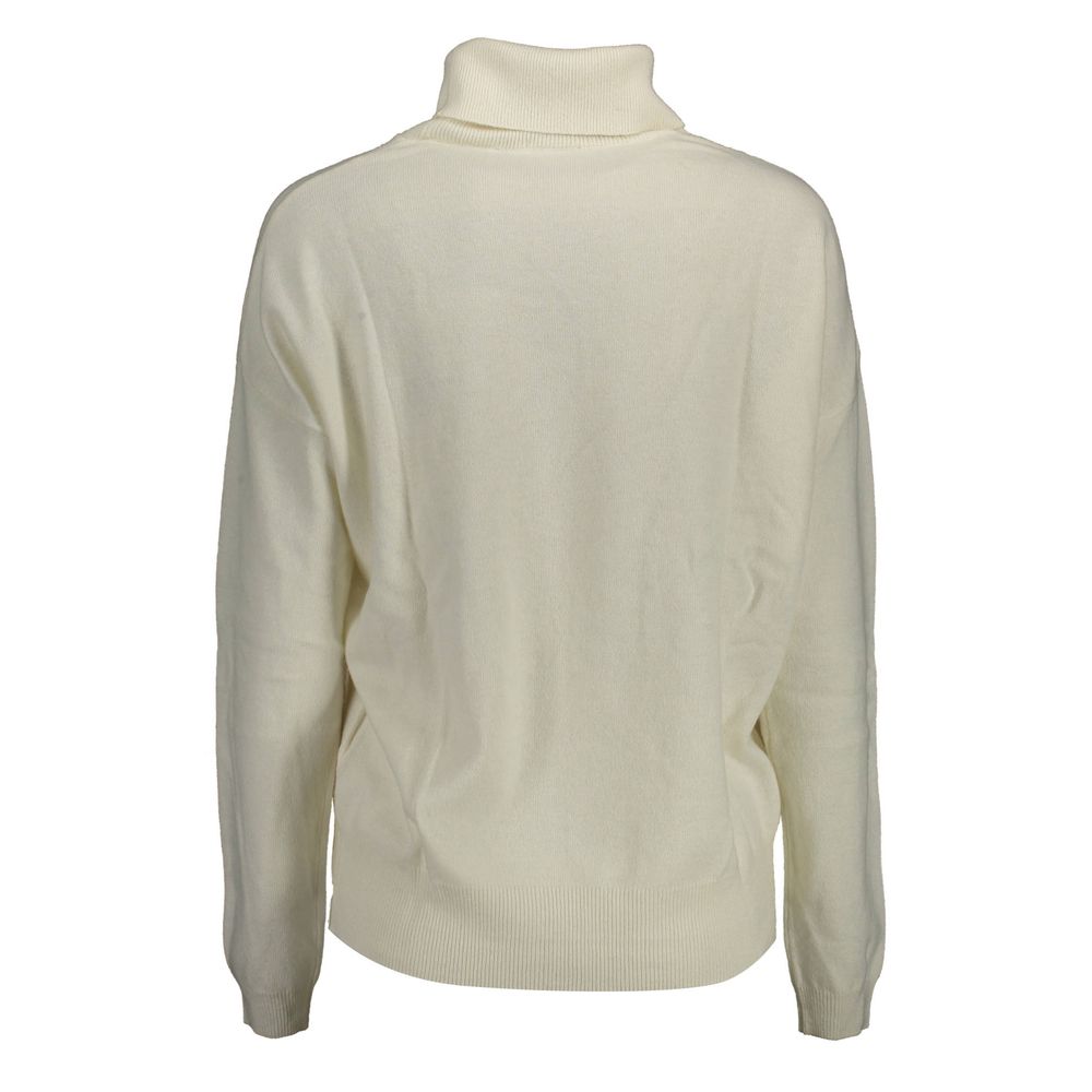 US POLO ASSN. Weißer Wollpullover