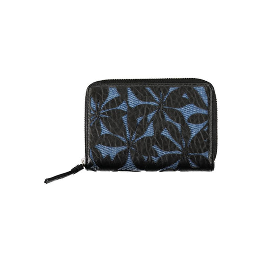 Desigual – Schwarze Geldbörse aus Polyethylen