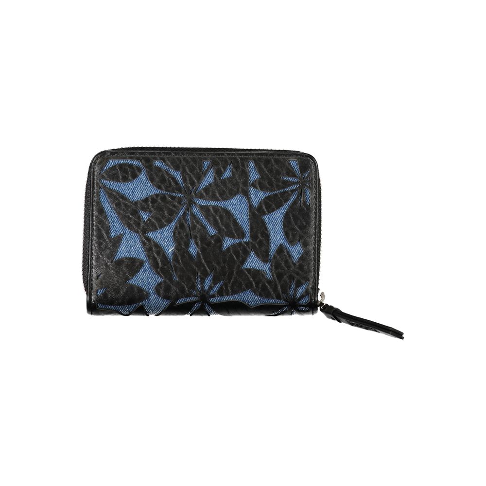 Desigual – Schwarze Geldbörse aus Polyethylen