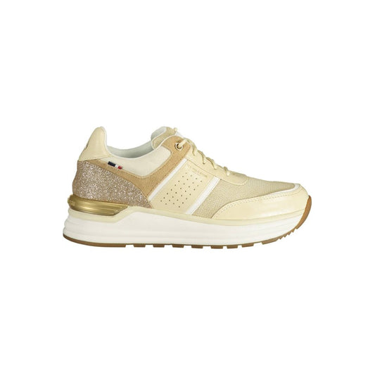 US POLO ASSN. Beige Polyester Sneaker