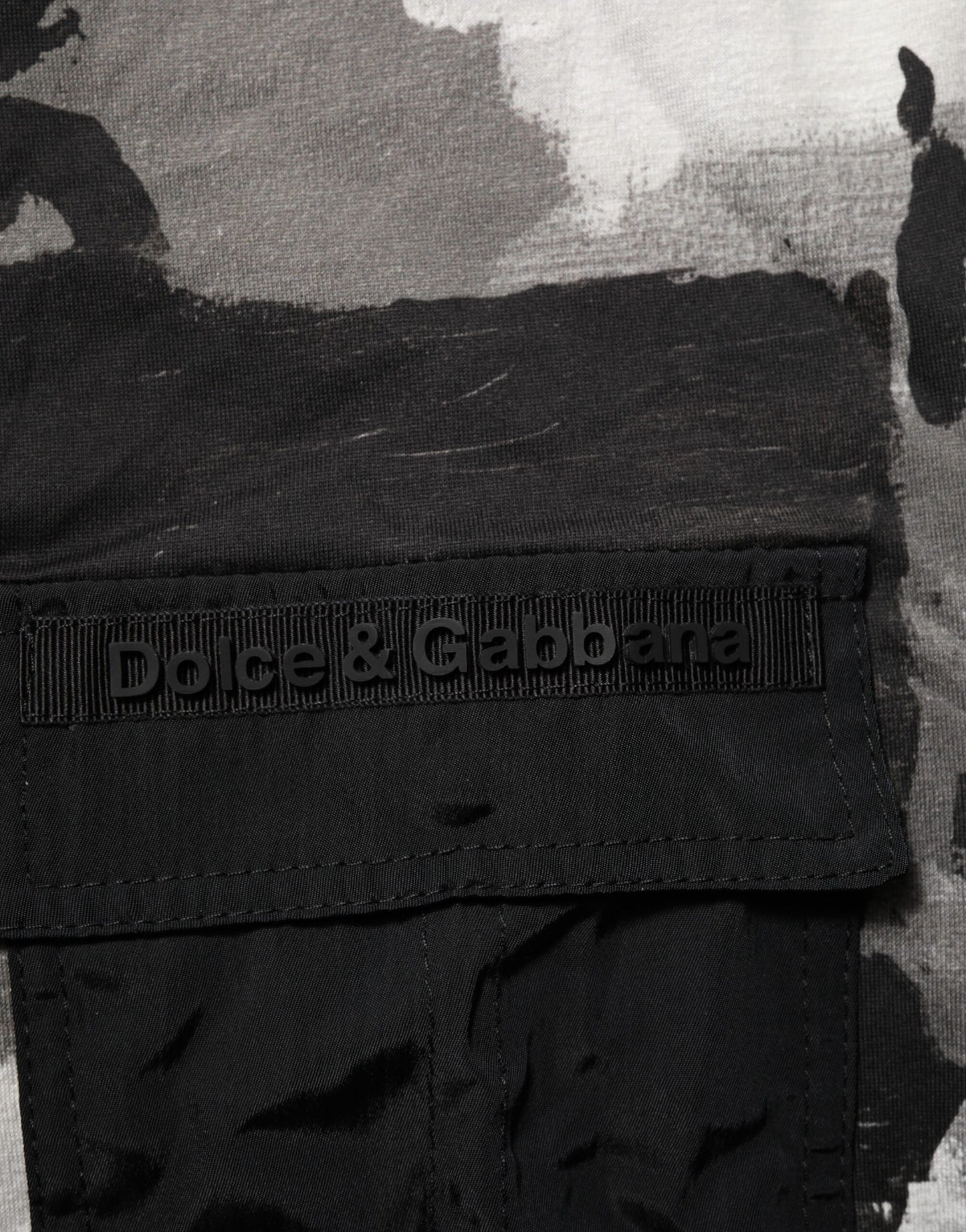 Dolce & Gabbana – Mehrfarbiges Camouflage-T-Shirt für Herren mit kurzen Ärmeln