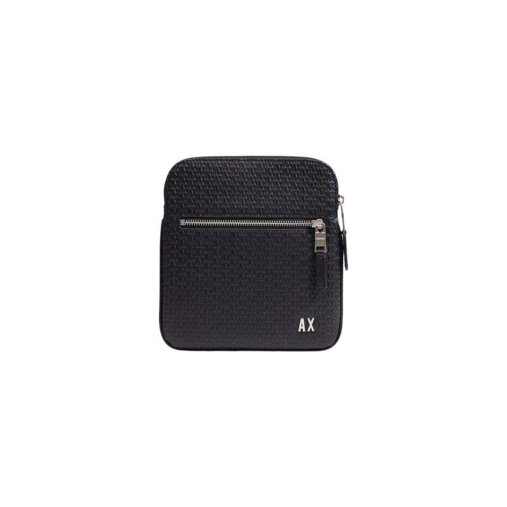 Armani Exchange – Schwarze Polyester-Umhängetasche