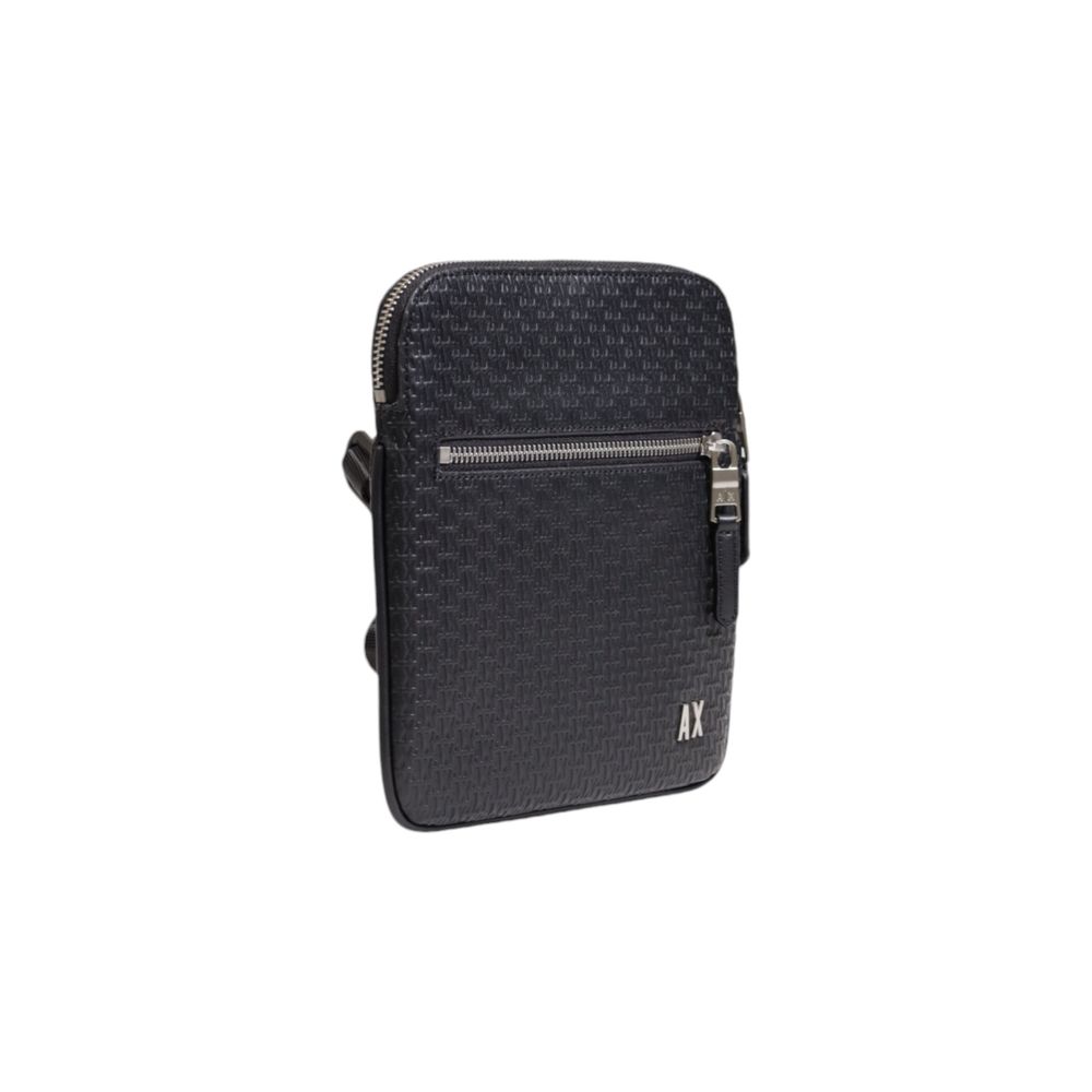 Armani Exchange – Schwarze Polyester-Umhängetasche