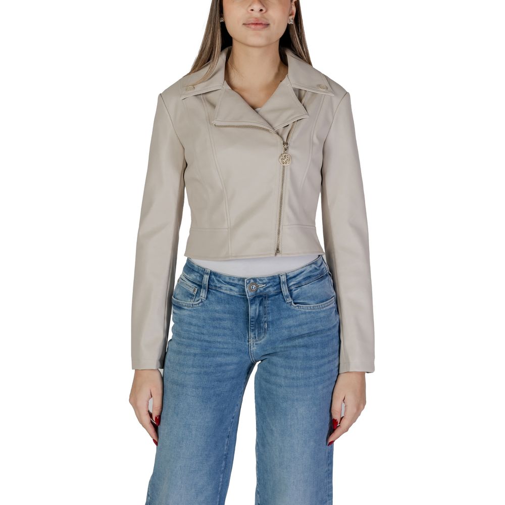 Guess Beige Polyethylen Jacken & Mäntel