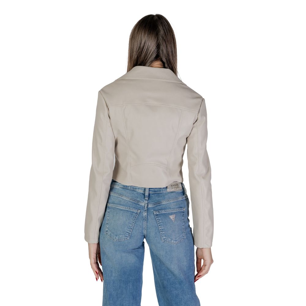 Guess Beige Polyethylen Jacken & Mäntel