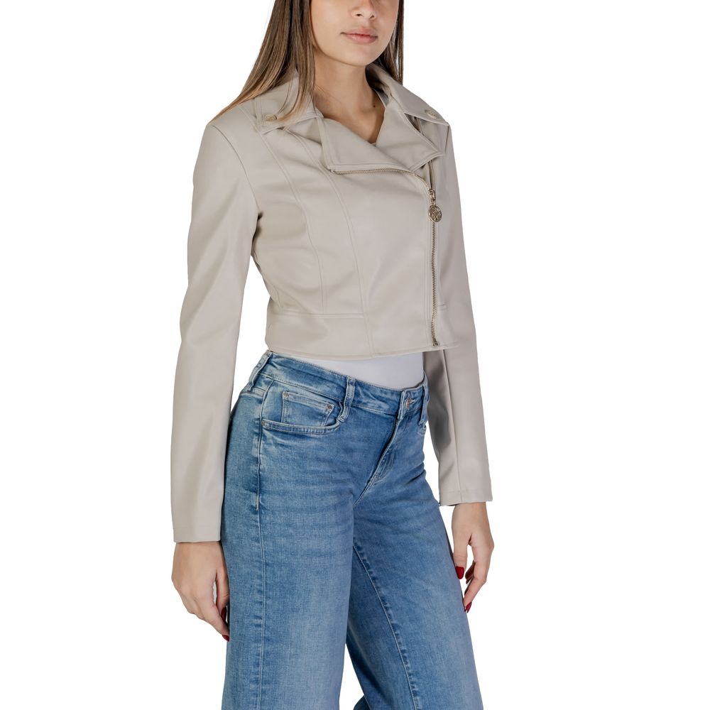 Guess Beige Polyethylen Jacken & Mäntel
