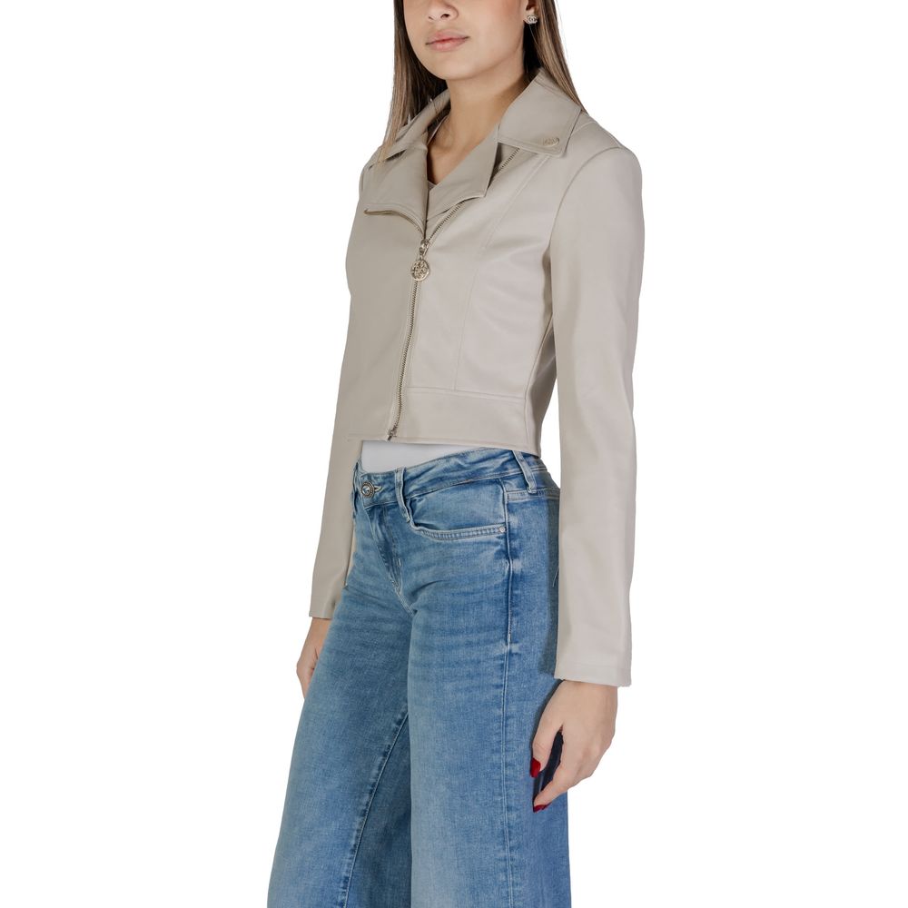 Guess Beige Polyethylen Jacken & Mäntel